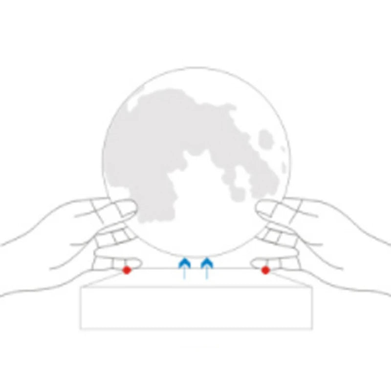 The NovaFloat™ Levitating Moon - Natural