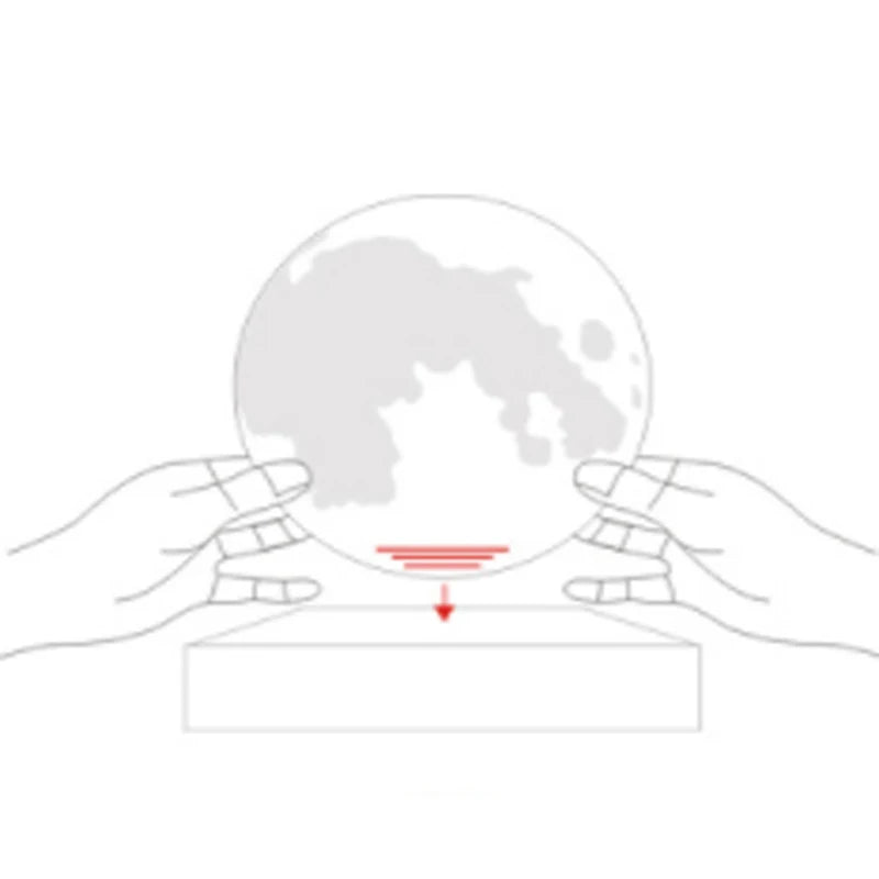 The NovaFloat™ Levitating Moon - Natural