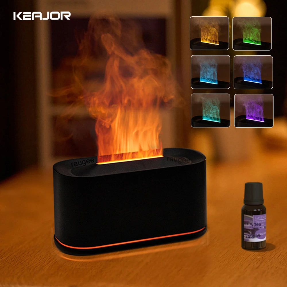NovaGlow™ Ambient Flame Diffuser & Humidifier