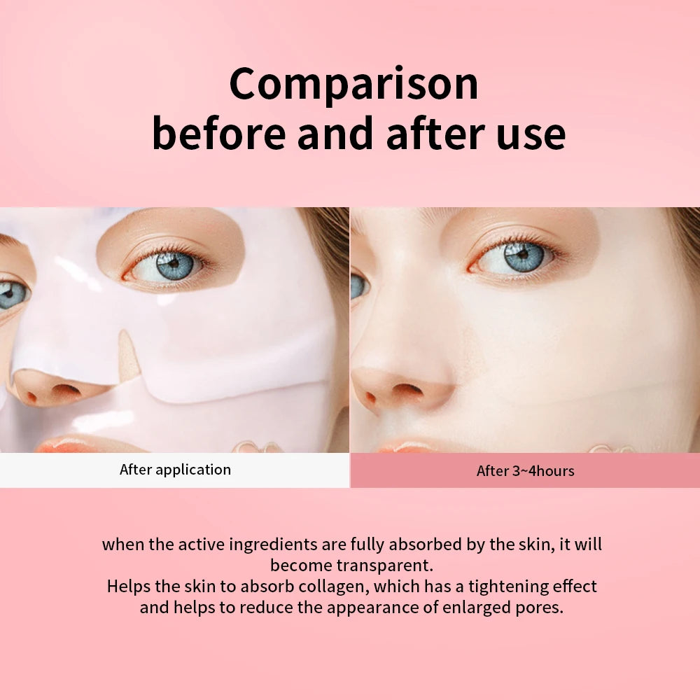 Deep Hydrating Bio-Collagen Face Mask Pack (4-Pack)