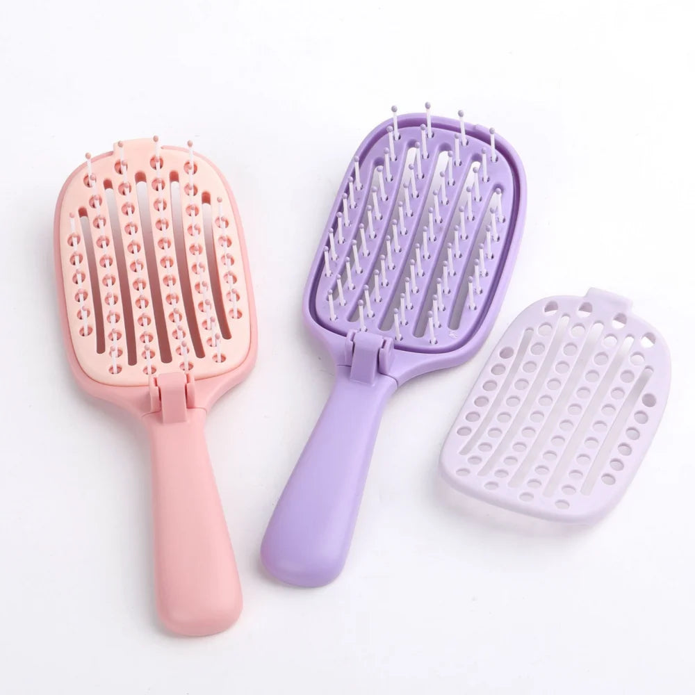 The LuxeGlide™ Self-Cleaning Brush